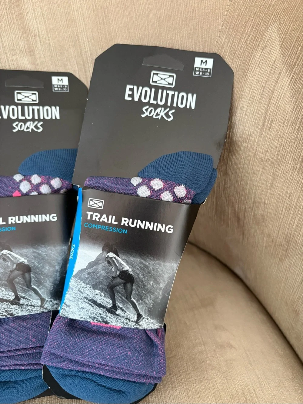 Trail Running Compression Socks Evolution Medium Outdoor Training NWT Bundle 3